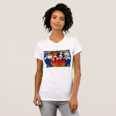 T-SHIRT QUATRE CHIOTS (Devant entier)