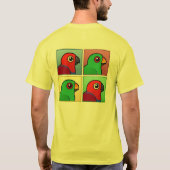 T-shirt Quatre couleur Eclectus (Dos)