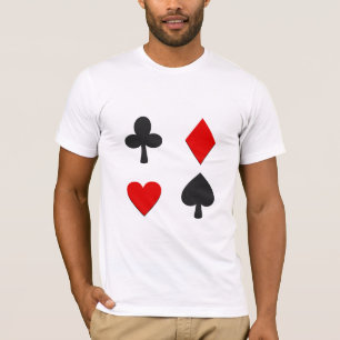 T-shirt Quatre Couleurs de Cartes