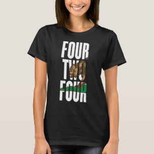 T-shirt Quatre Deux Quatre 424 Code régional Californie Lo