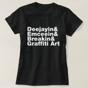 T-shirt Quatre éléments de l'Hip hop