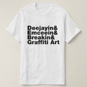 T-shirt Quatre Éléments du Hip Hop