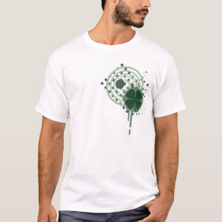 T-shirt quatre feuilles de trèfle. bulles hypno.