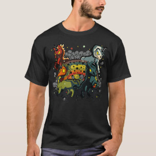 T-shirt Quatre Horseman Apocalypse Inspiré Unicorne Apocal