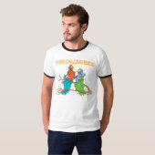 T-shirt Quatre oiseaux appelants (Devant entier)