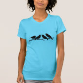T-shirt Quatre oiseaux en Branche (Devant)