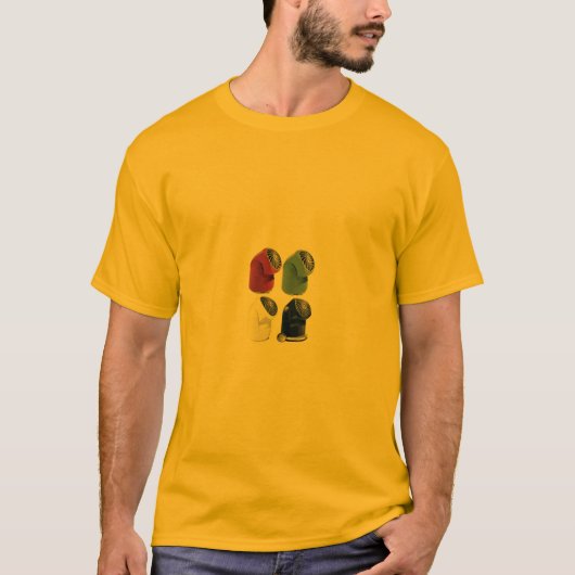 T-shirt Quatre petites fans (Devant)