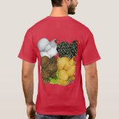 T-shirt Quatre poules de Cochin (Dos)