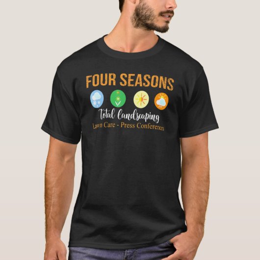 T-shirt Quatre saisons Total Paysage Graphique Unisex Tee  (Devant)