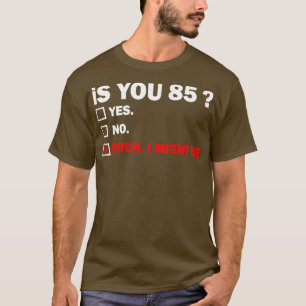 T-shirt quatre-vingt-cinq 85 Ans 85e