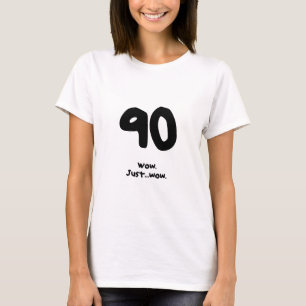 T-shirt Quatre-vingt-dixième cadeau d'anniversaire drôle
