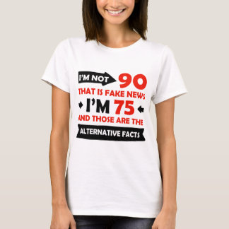 T-shirt quatre-vingt-dixième cadeaux d'anniversaire an