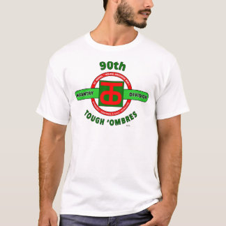 T-shirt quatre-vingt-dixième DIVISION "d'INFANTERIE DURE