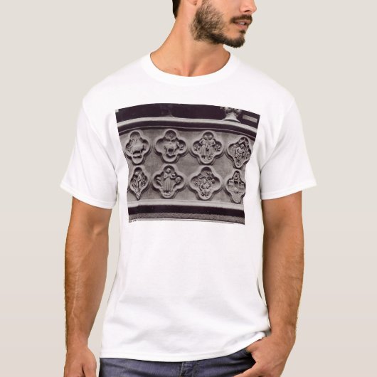 T-shirt Quatrefoils avec les signes du zodiaque (Devant)