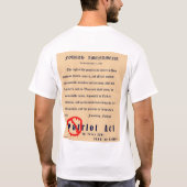 T-shirt Quatrième amendement (arrière) (Dos)