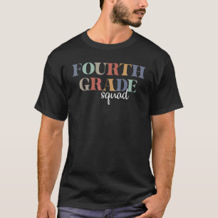T-shirt Quatrième année Équipe Enseignant Élève Premier jo
