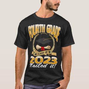 T-shirt Quatrième Classe De Classe De 2023 Nail It Shirt, 