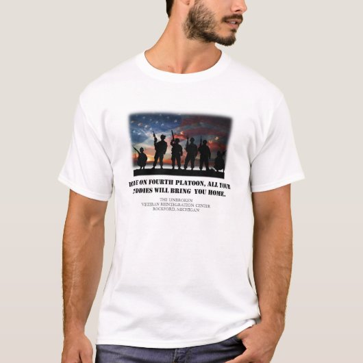 T-shirt Quatrième peloton (Devant)