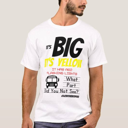 T-shirt Qu'avez-vous vu ? (Devant)