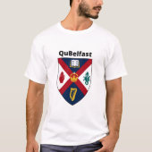 T-shirt qub queens university belfast (Devant)