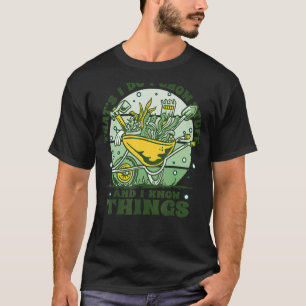T-shirt Que Ce Que Je Fais Je Cultive Stuff Mens Jardinage