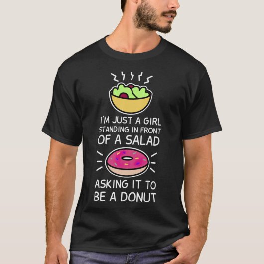 T-shirt Que cette salade soit une beigne (Devant)
