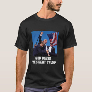 T-shirt Que Dieu bénisse le président Trump Donald Trump 2