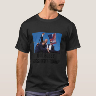 T-shirt Que Dieu bénisse le président Trump Donald Trump 2