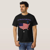 T-shirt Que Dieu bénisse les États-Unis (Devant entier)