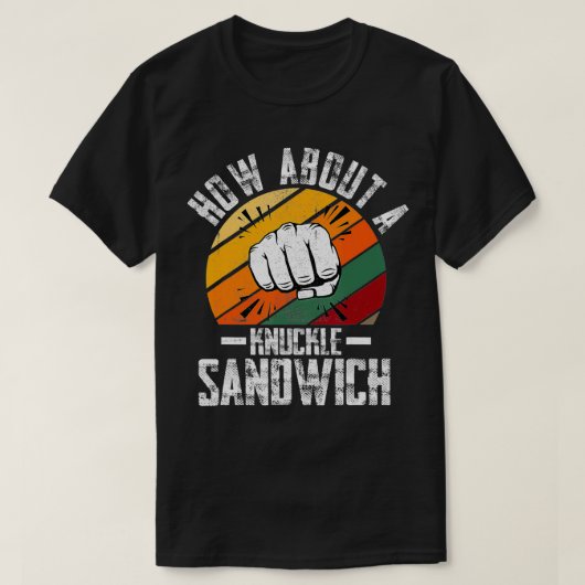 T-shirt Que diriez-vous d'un entraîneur de boîte à sandwic (Design devant)