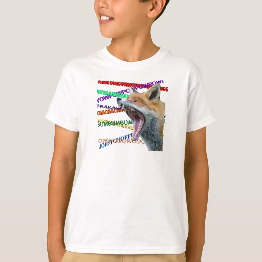 T-shirt Que dit le Fox ? (Devant)