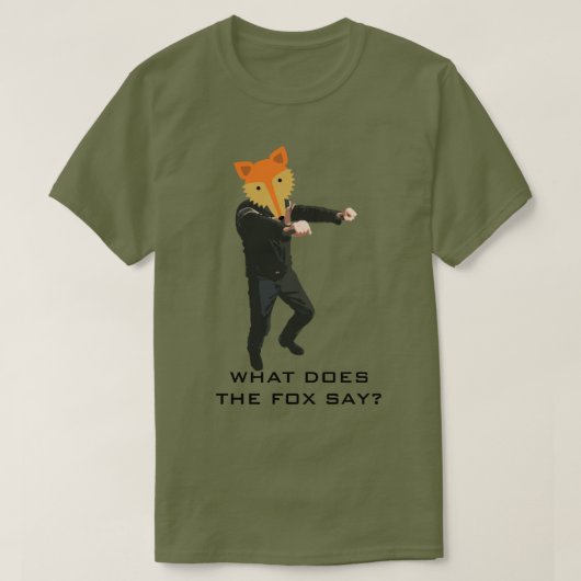 T-shirt Que dit le Fox (Design devant)