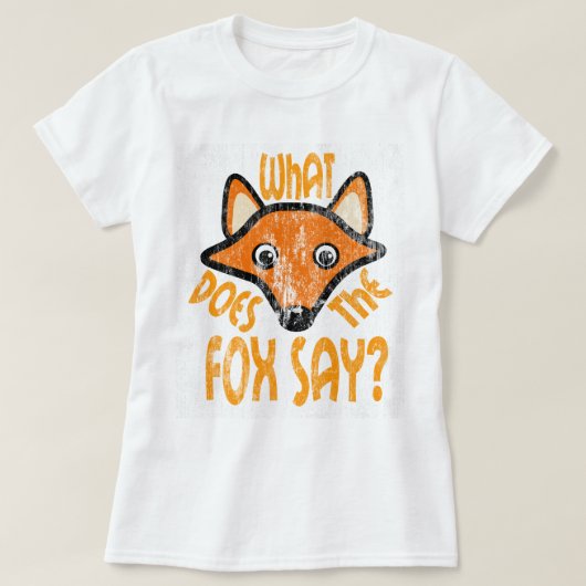 T-shirt Que dit le Fox DS (Design devant)