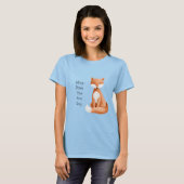 T-shirt Que dit le renard ? (Devant entier)