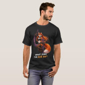 T-shirt Que dit le renard ? (Devant entier)