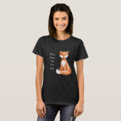 T-shirt Que dit le renard ?? (Devant entier)