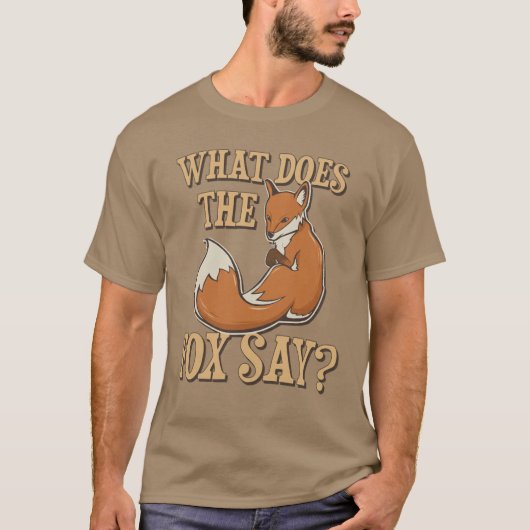 T-shirt Que dit le renard ? (Devant)