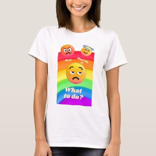 T-shirt que faire ou ne pas le faire (Devant)