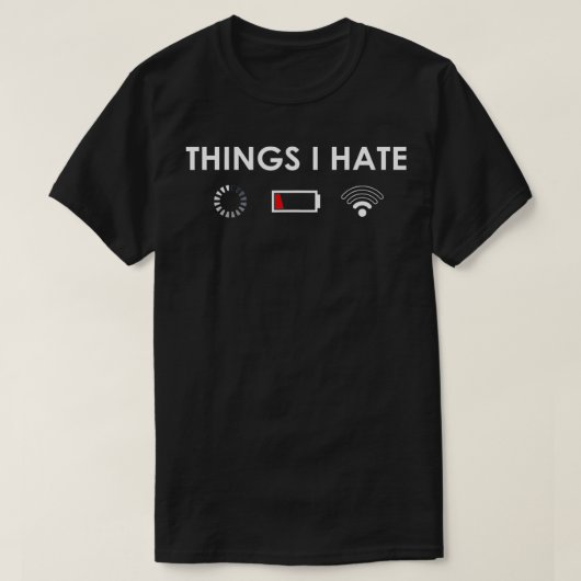 T-shirt Que je déteste programmer gamer nerd drôle Christm (Design devant)