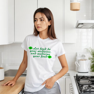 T-shirt Que la nourriture soit la médecine : déverrouiller