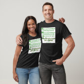 T-shirt Que la route s'élève pour vous rencontrer Vert (Unisexe)