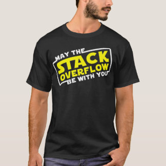 T-shirt Que Le Débordement De Pile Soit Avec Vous Premium