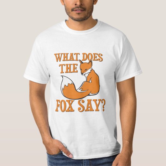 T-shirt Que le Fox indique-t-il ? (Devant)