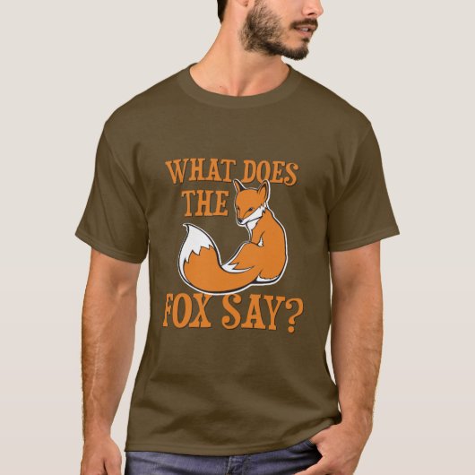 T-shirt Que le Fox indique-t-il ? (Devant)