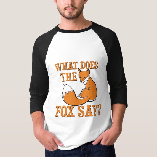 T-shirt Que le Fox indique-t-il ? (Devant)