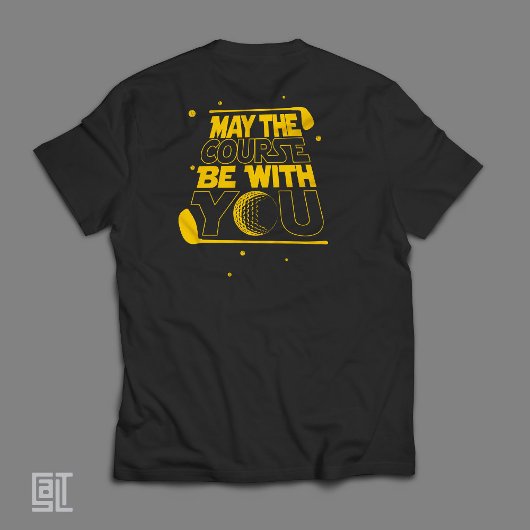 T-shirt Que le parcours soit avec vous Funny Golf