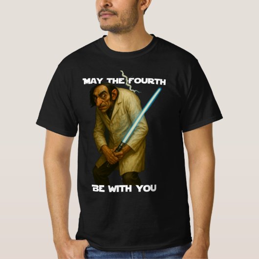 T-shirt Que le quatrième soit avec vous (Math-ter)! (Devant)