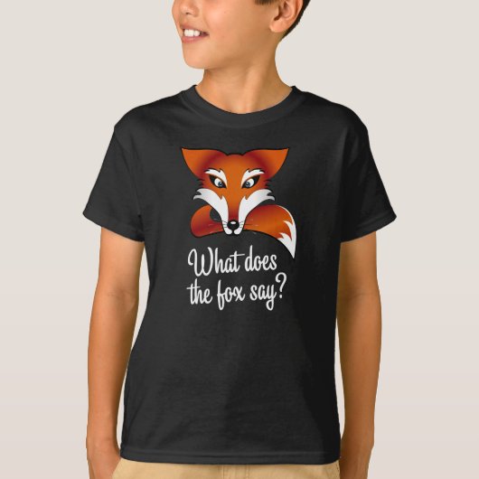 T-shirt Que le renard fait-il disent-ils ? (Devant)