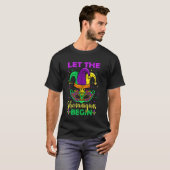 T-shirt Que les frasques commencent Carnaval de Mardi Gras (Devant entier)