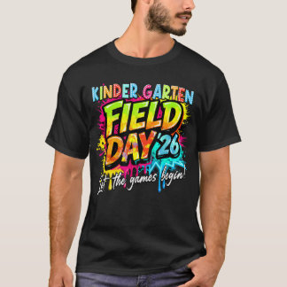T-shirt Que les jeux commencent Jour de terrain de materne